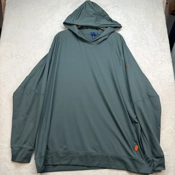 Golf Hoodie Lightweight Pullover Green Performance Stitch Golf Mens XXL - Picture 1 of 11